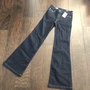 Gap Authentic Flare Dark Wash Jeans 26 NEW